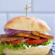 Sándwiches BLT vegetarianos
