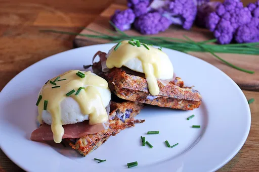 Cauliflower Breakfast Waffles