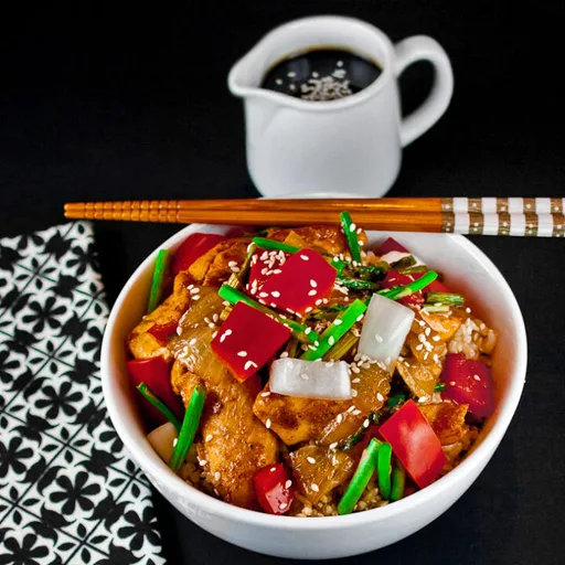 Orange Teriyaki Chicken Bowls (GF)
