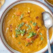 Smoky Vegetarian Split Pea Soup