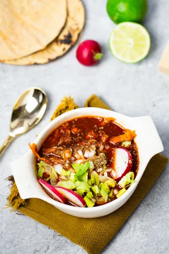 Pozole Rojo Vegano