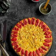 Quiche sin base