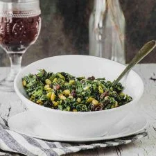 Spinach Recipe - Espinacas a la Catalana - Spinach with Pine Nuts and Raisins