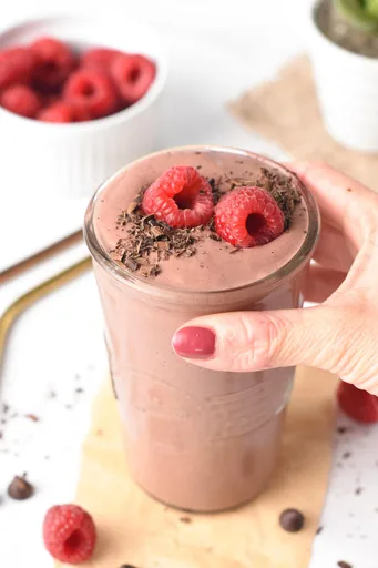 Chocolate Raspberry Smoothie