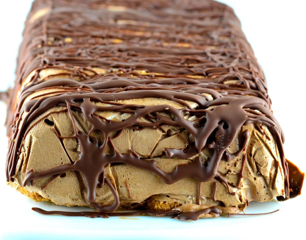 Tarta Helada Vegana de Moca (Sin Gluten)