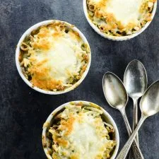 Green Lentil Garlicky Mac And Cheese