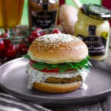 Hamburguesa vegetariana para la parrilla