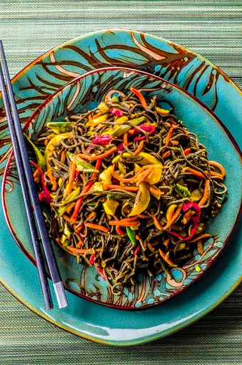 High Protein Singapore Noodles