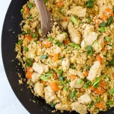 15 Minute Cauliflower Chicken Fried Rice