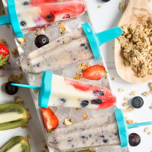 DIY Fruit and Yogurt Lollies (Ice Pops Recipe) Three Ways