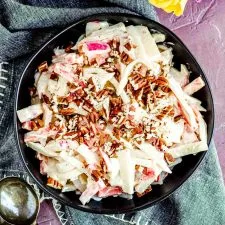 Kohlrabi Slaw with Cashew Cream