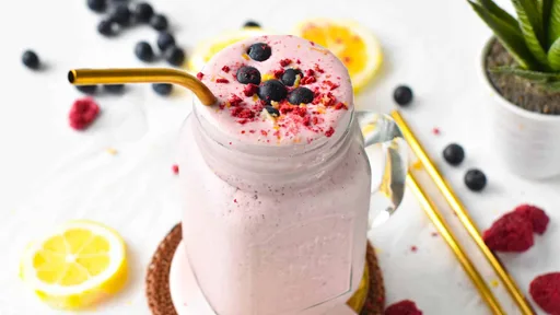 Batido de proteínas con requesón