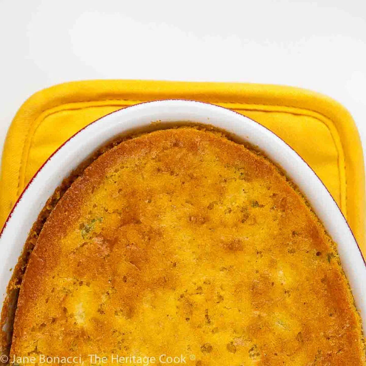 Sweet and Spicy Corn Pudding (Gluten Free)