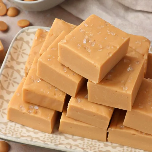Fudge de chocolate blanco caramelizado