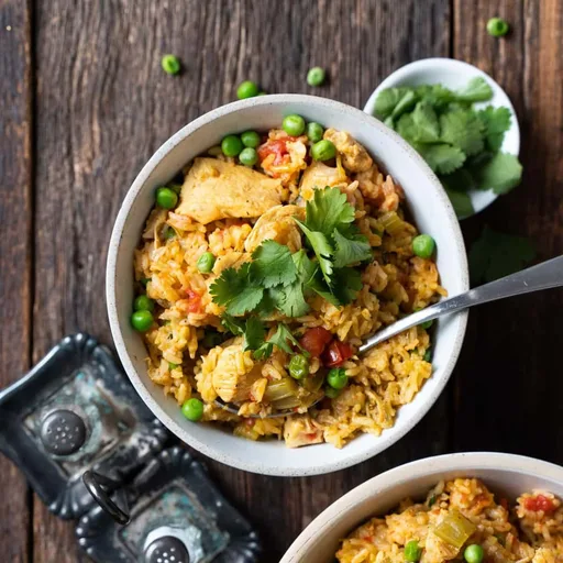 Receta de arroz con pollo en Instant Pot