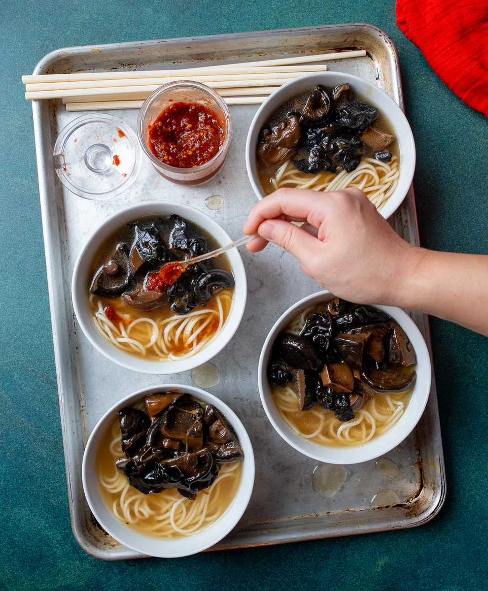Mushroom Noodle Soup