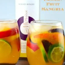 Summery Passion Fruit Sangria