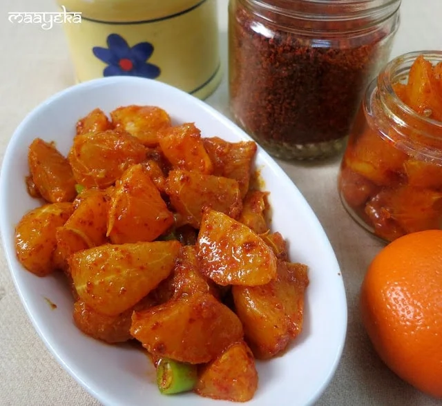 Instant Orange Pickle