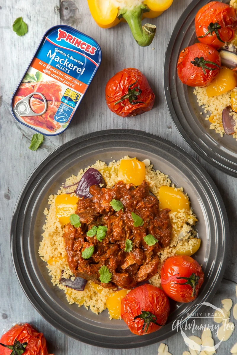 Moroccan-Style Mackerel Vegetable Couscous Recipe