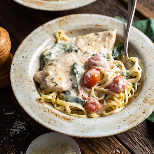 Receta de pollo a la florentina