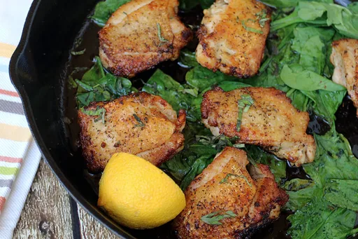 Muslos de pollo al chipotle crujientes