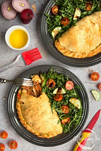 Receta de Calzone Boloñesa con Carne