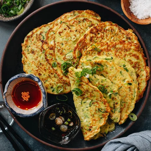 Chinese Zucchini Pancakes (糊塌子)
