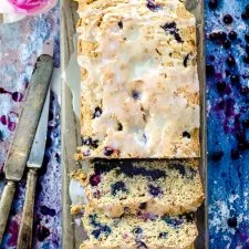Vegan Lemon Blueberry Cake