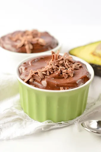 Mousse de Chocolate y Aguacate Cetogénico
