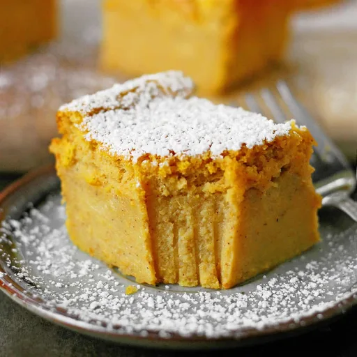 Pumpkin Magic Custard Cake