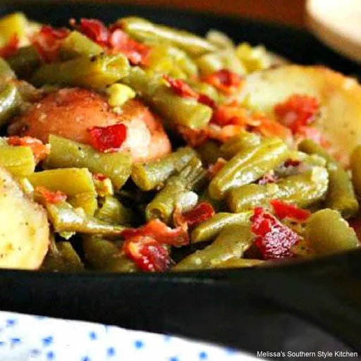Homestyle Green Beans and Red Potatoes