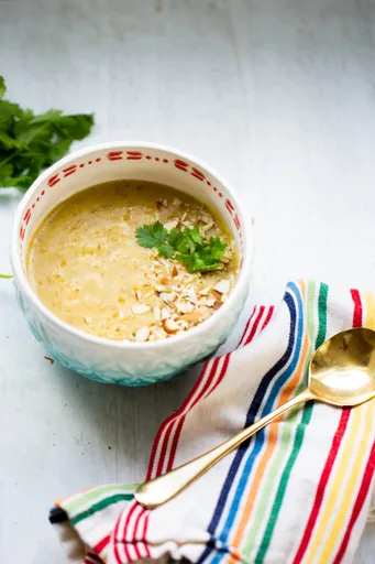 Crema de Papa y Cilantro