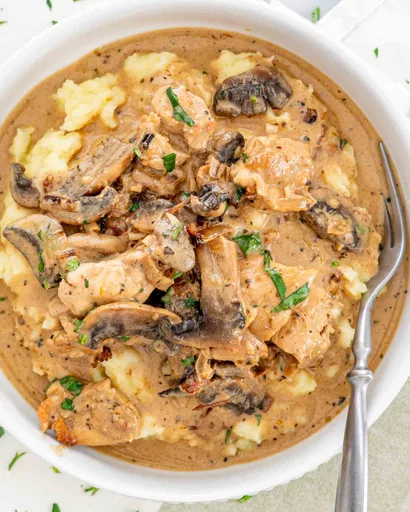 Stroganoff de pollo
