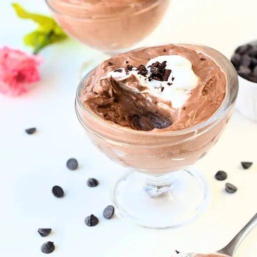 Mousse de chocolate cetogénica
