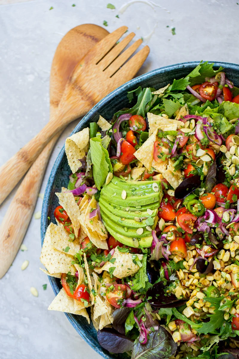 Taco salad, una ensalada hecha taco
