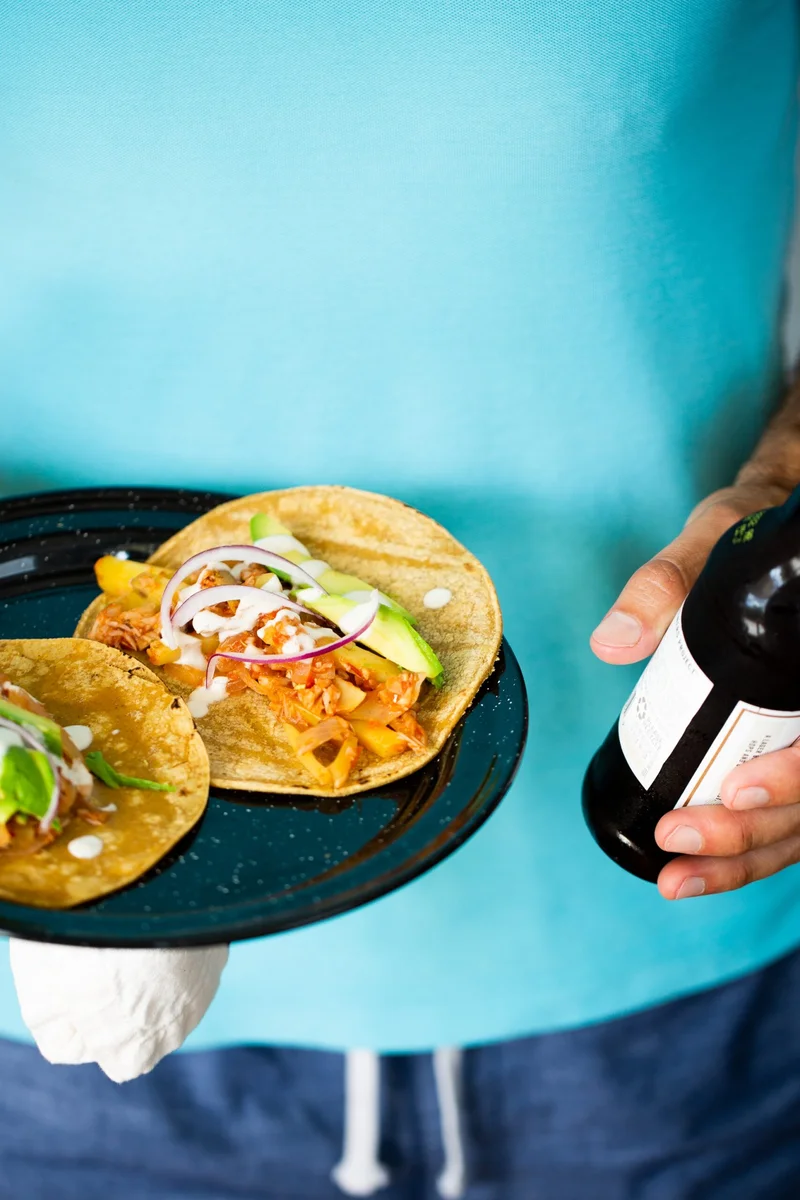 Tacos de Tinga de yaca