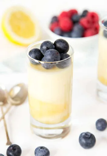Three Ingredient White Chocolate Pots with Lemon Curd {Gluten Free}