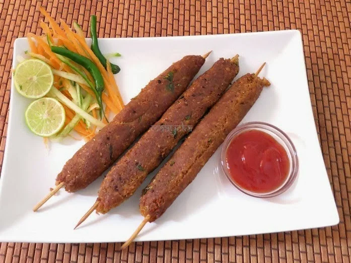 Soy Seekh Kababs
