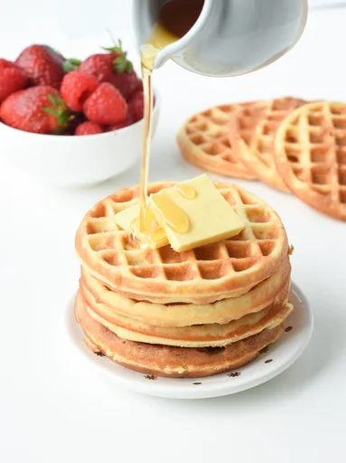 Keto Cream Cheese Waffles
