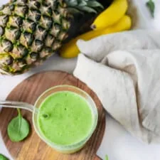El mejor batido verde tropical