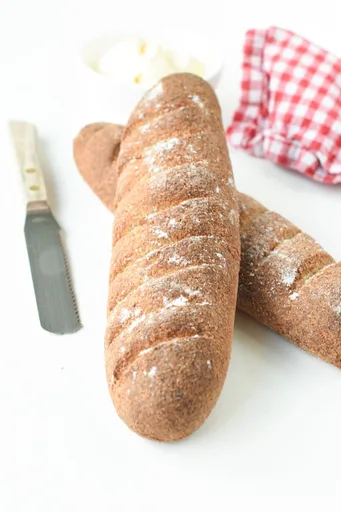 Receta de baguette francesa cetogénica