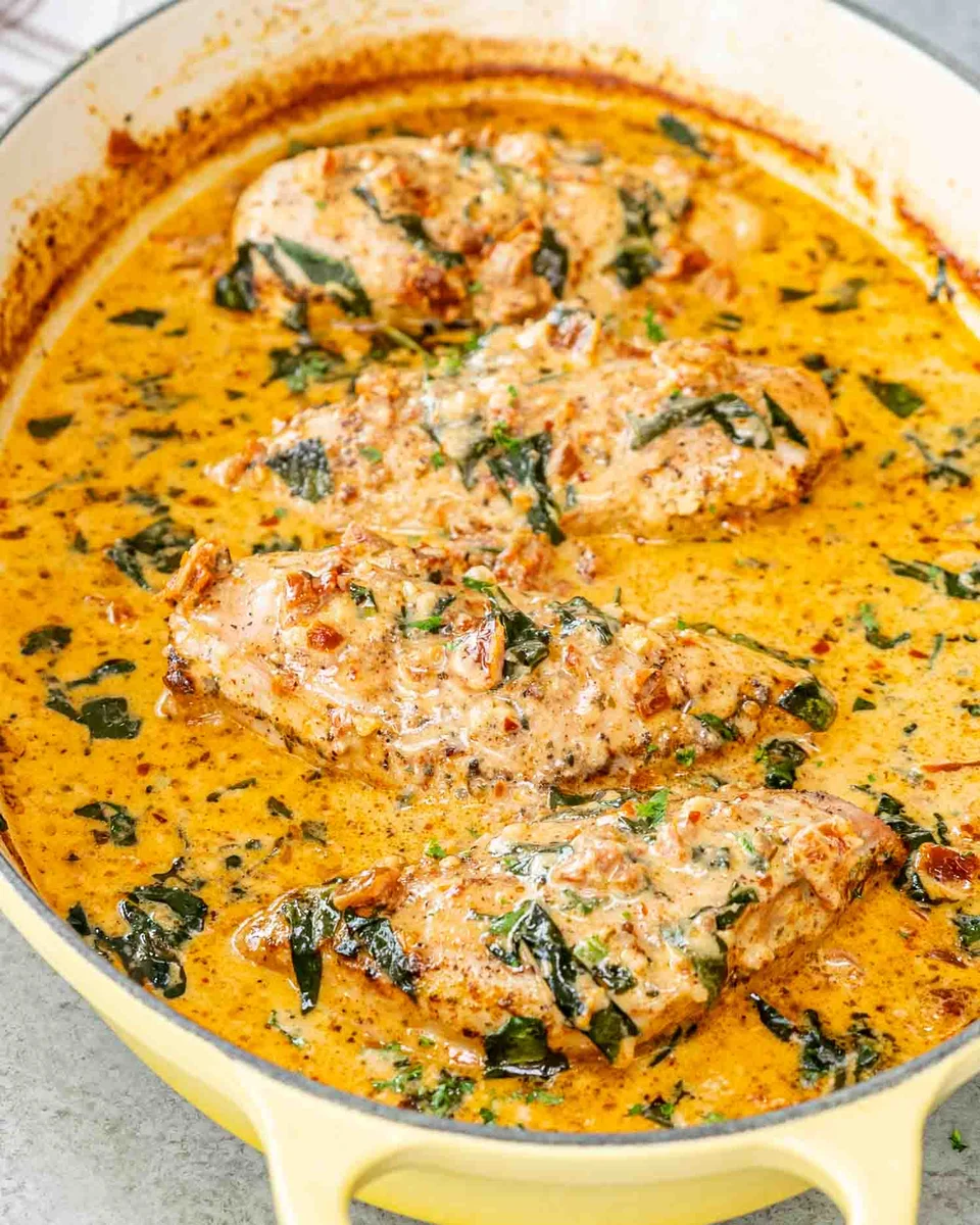 Creamy Baked Chicken Breasts