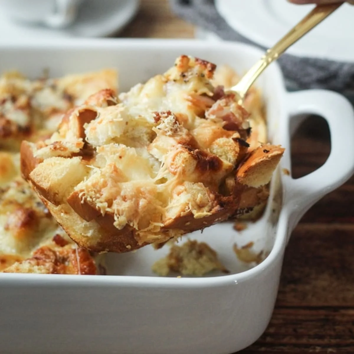 Easy Cheesy Overnight Italian Strata Recipe