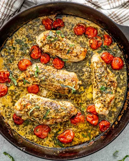 Creamy Pesto Chicken