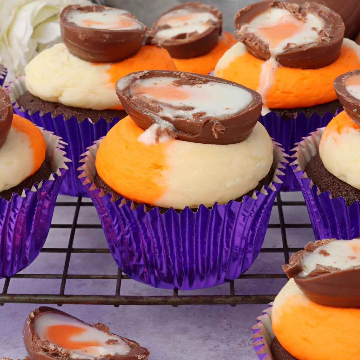 Creme Egg Cupcakes