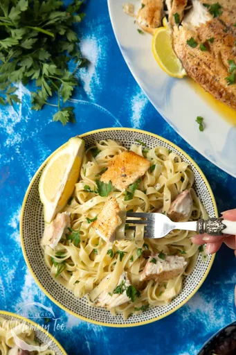 Pan-Fried Yellowtail Tagliatelle Recipe