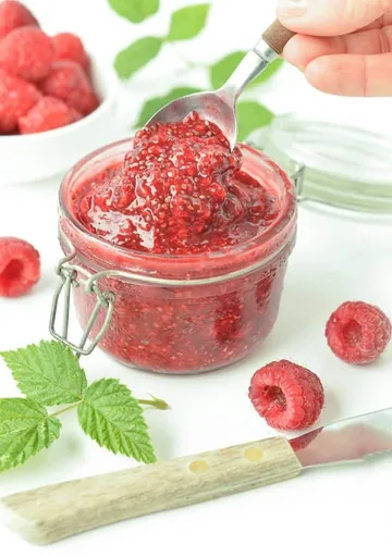 Receta de Mermelada Keto de Chía