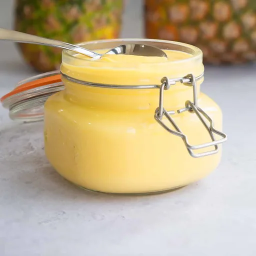 Receta de crema de piña