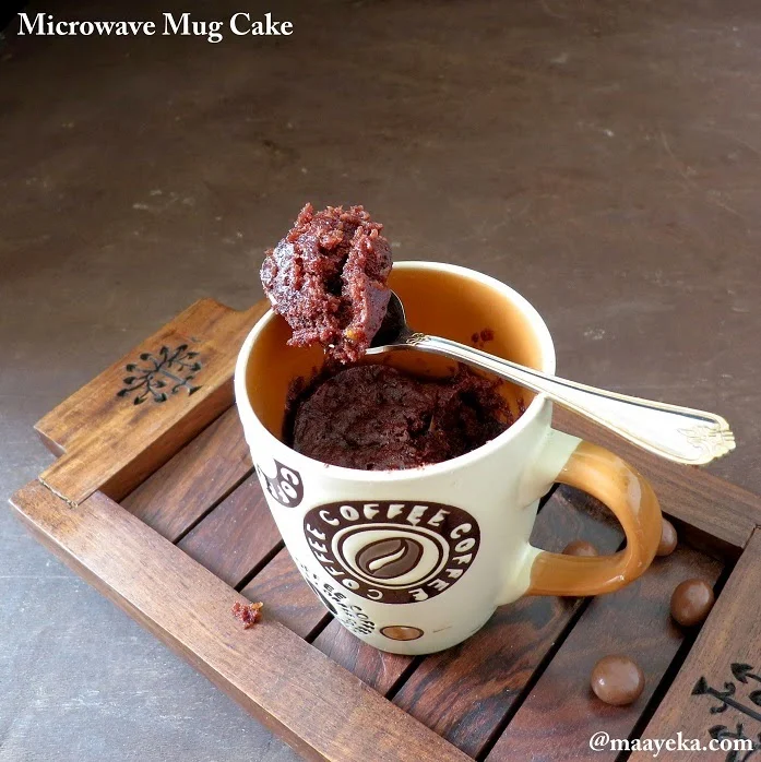 Microwave Chocolate Mug Cake - In 1 Minute /Eggless Recipe