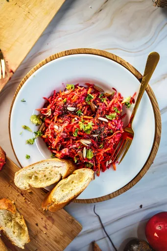 Apple Beetroot Carrot Salad